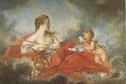Francois Boucher The Muse Clio painting